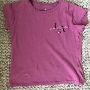 cute baby tee LA shirt